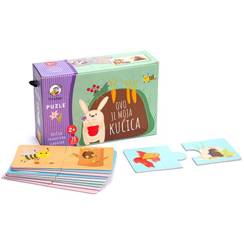 VRABAC PUZZLE TODDLER, puzzle Moja kućica za djecu 3+ slika 2