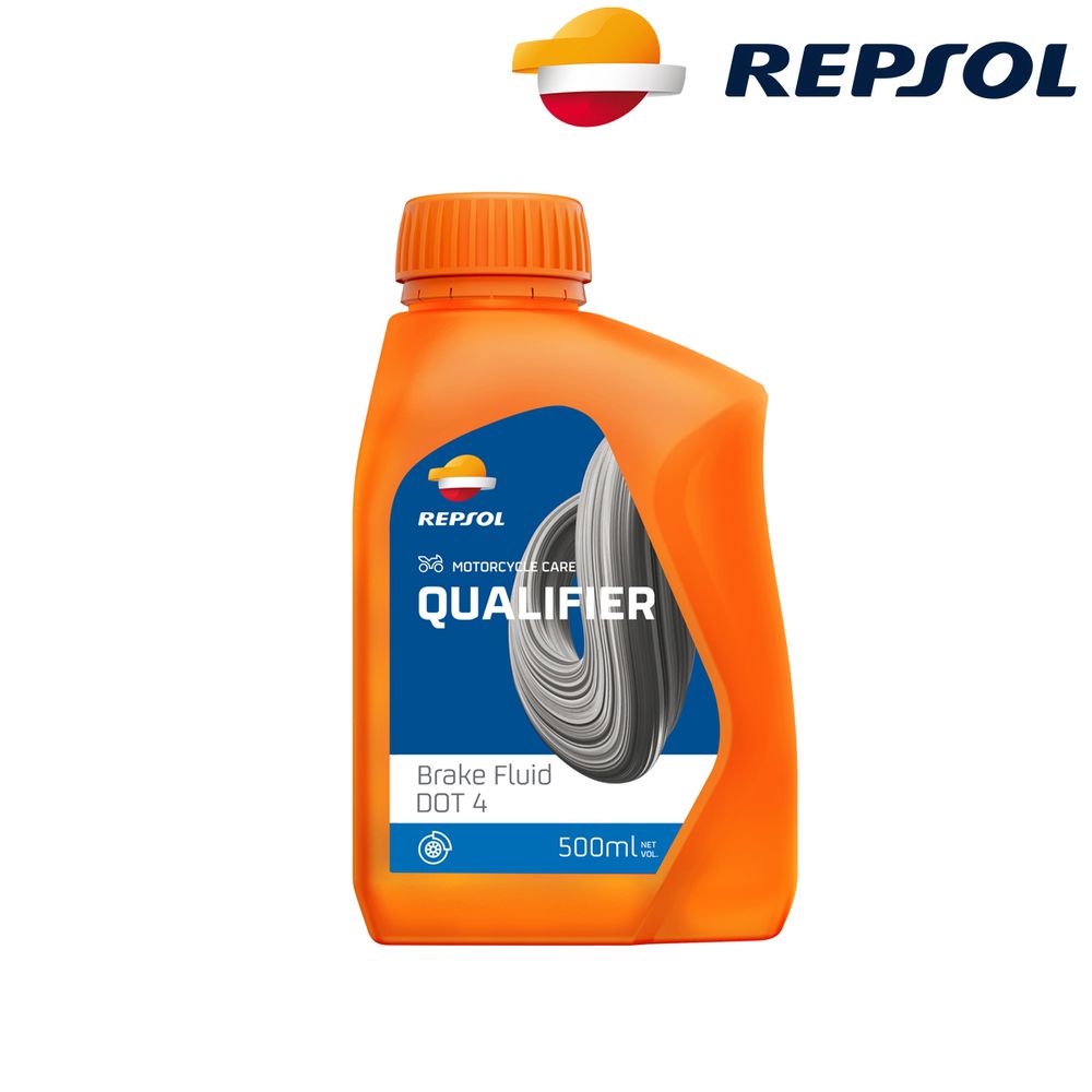 Ulje-tečnost za kočnice - kočiona tečnost Repsol Qualifier Brake Fluid DOT 4 500ml RPP9002AID slika 1
