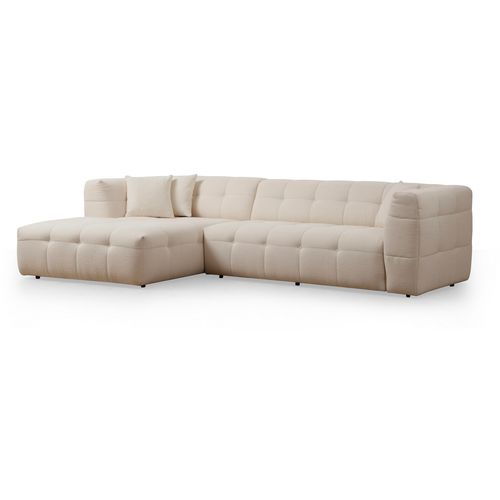 Atelier Del Sofa Cady 3 Seater Left - BeÅ¾ BeÅ¾ Ugaona Sofa slika 5