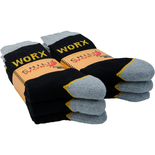 Radne čarape 6-Pack - Worx - Unisex - Kvalitetne - CHILI slika 2