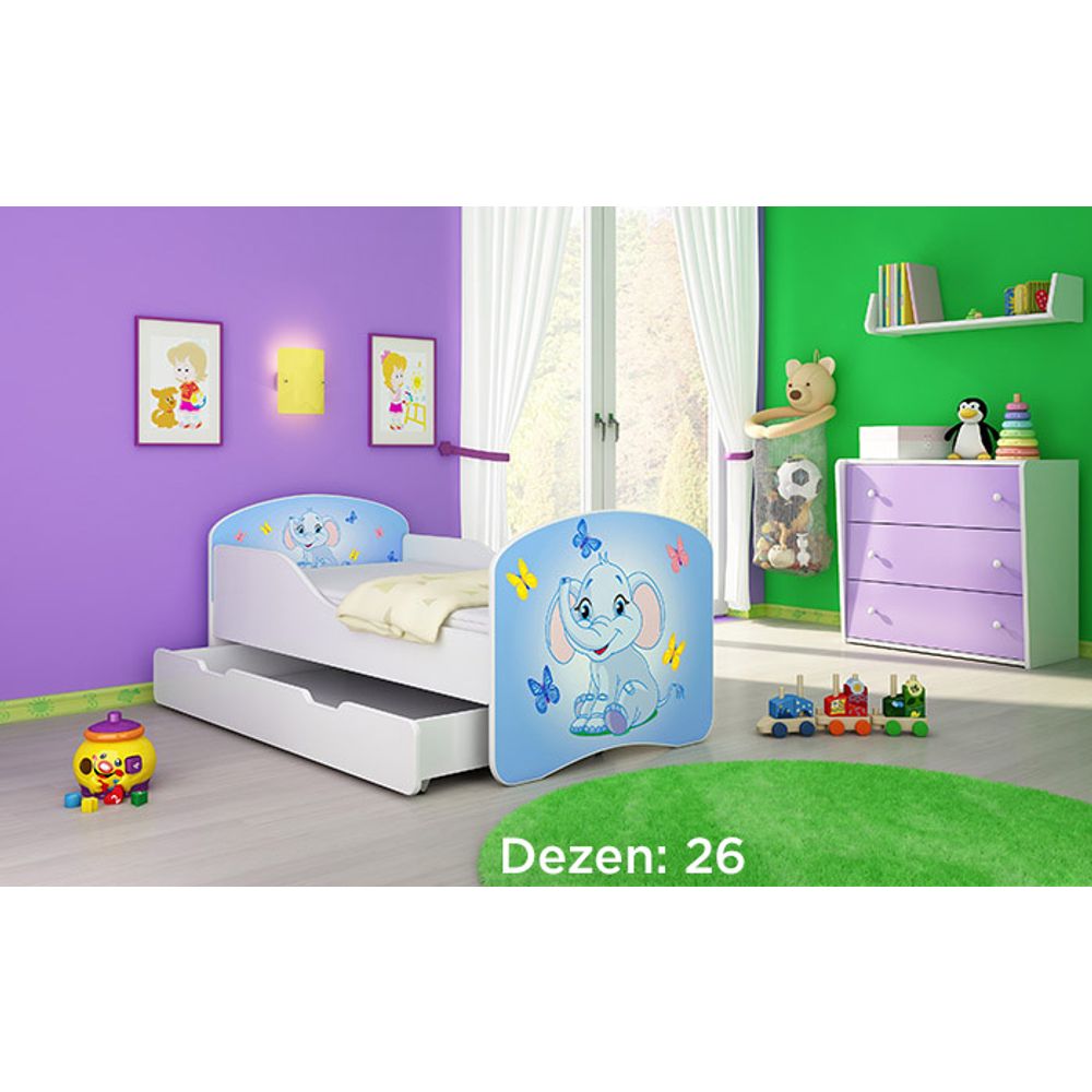 ACMA Dječiji krevet Acma I sa ladicom - 180x80cm - Dezen 26 slika 2