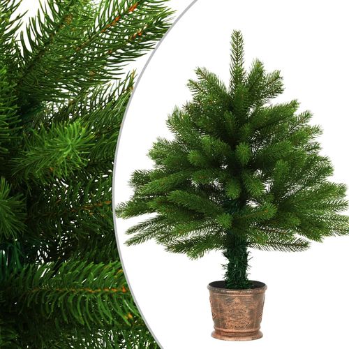 Umjetno božićno drvce s realističnim iglicama 65 cm zeleno slika 1