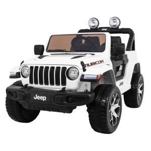 Licencirani auto na akumulator Jeep Wrangler Rubicon 4x4 - bijeli