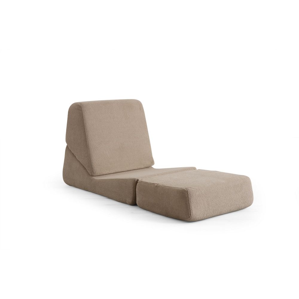 Origami Konvertibilni - Tamna Krema 1-Sjedalni Sofa-Krevet slika 5