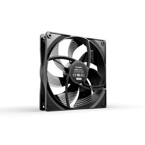 be quiet! BL108 Pure Wings 3 140mm PWM, Fan speed up to 1200rpm, Noise level 21.9 dB, 4-pin connector PWM, Airflow (57.4 cfm / 97.5 m3/h)