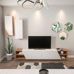 Zebra - Bijela, Teak Bijela Televizijska Jedinica