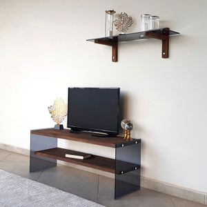 TV101 Walnut TV Unit