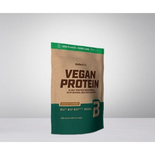 BioTech USA Vegan Protein 500g Lešnik slika 1