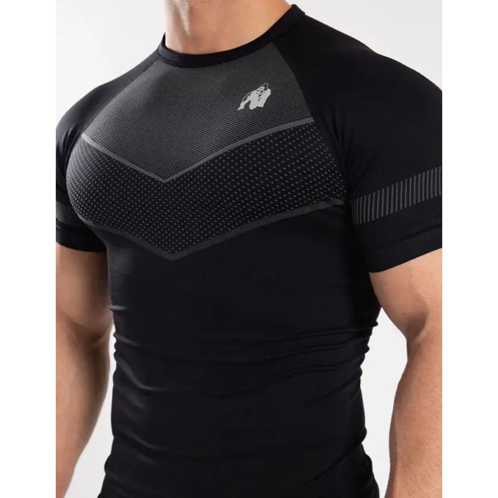 Gorilla Wear NORTON Bešavna majica, Crna slika 4