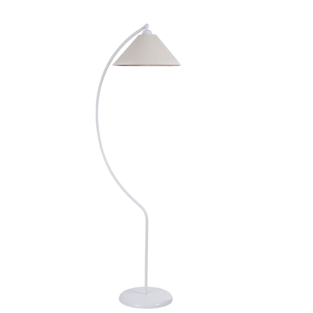 Opviq Podna lampa 494, krem, bijela slika 2