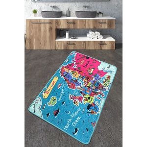 Carta Multicolor Bathmat