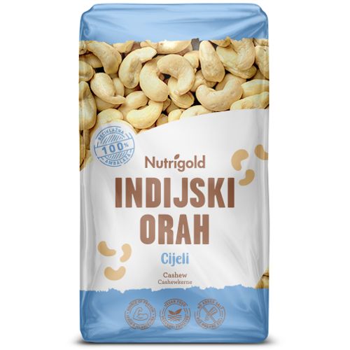 Nutrigold Indijski oraščić sirov 1kg xxl slika 1