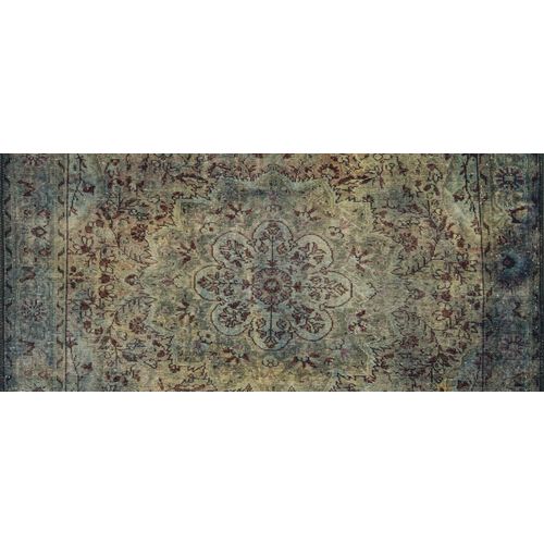 Blues Chenille - Green AL 23  Multicolor Hall Carpet (75 x 230) slika 4