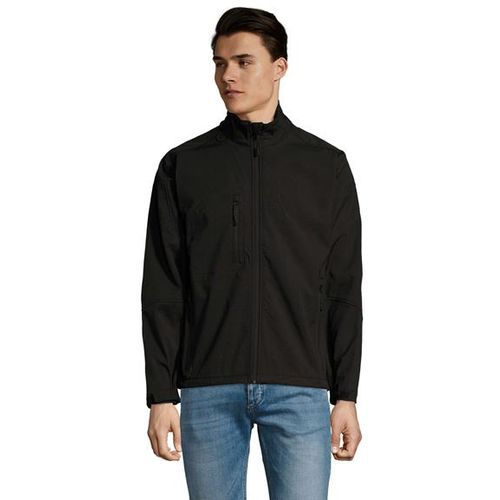 RELAX muška softshell jakna - Crna, S  slika 1