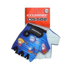 Rukavice dečije CROSSER CG FISH-KIDS SHORT FINGER blue S