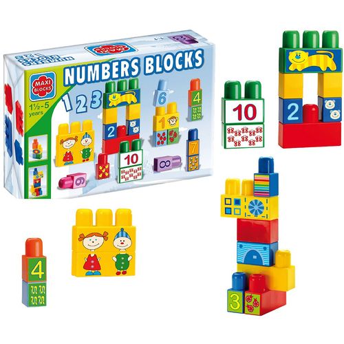 Kocke Maxi Blocks s brojevima slika 1
