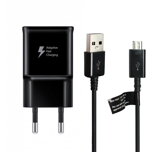Kucni punjac Fast Charger 2A sa micro USB kablom crni slika 1