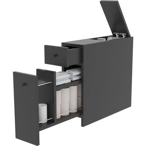 Calencia - Anthracite Anthracite Bathroom Cabinet slika 9