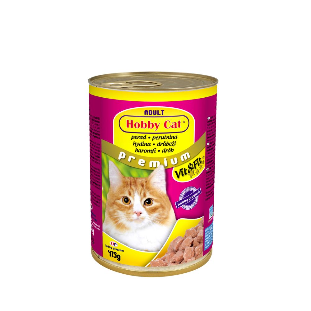 Hobby Cat hrana za mačke konzerva perad 415g slika 1