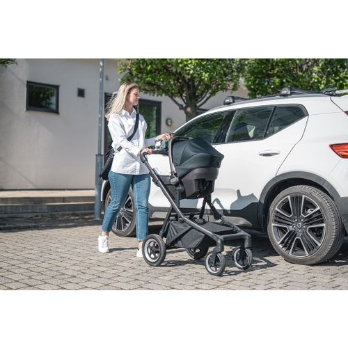 Thule Sleek crni okvir crna dječja kolica slika 5