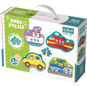 TREFL baby puzzle vozila (2,2,2,2) 36075