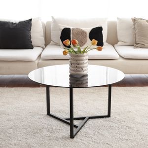 Trio sehpa / füme temperli cam S402F Fume
Black Coffee Table