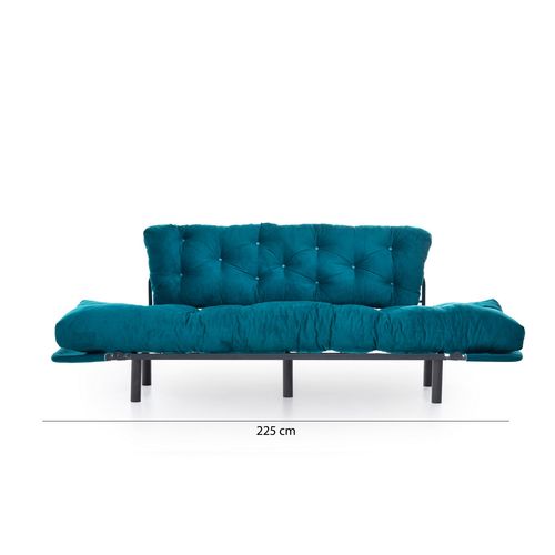 Atelier Del Sofa Trosjed na razvlačenje, Petrol Green, Nitta Triple - Petrol Green slika 15