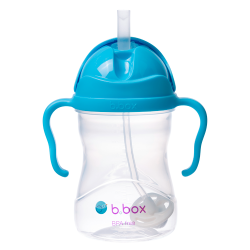 b.box Sippy cup bočica sa slamkom - blueberry slika 1