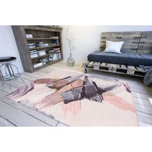 Funk Chenille - Cream AL 286  Multicolor Carpet (230 x 330)