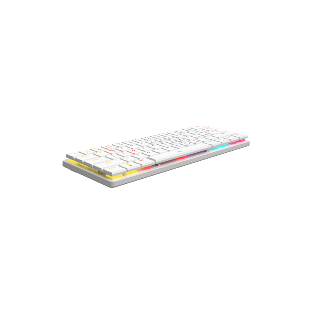 WHITE SHARK Tastatura GK-006221 NAGAMAKI / Bijela, Mehanička, US-Plavi prekidači slika 6