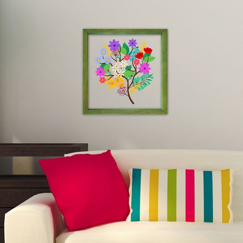 CAM2809369 Multicolor Decorative Framed Painting slika 1