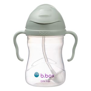 b.box Sippy cup bočica sa slamkom - sage