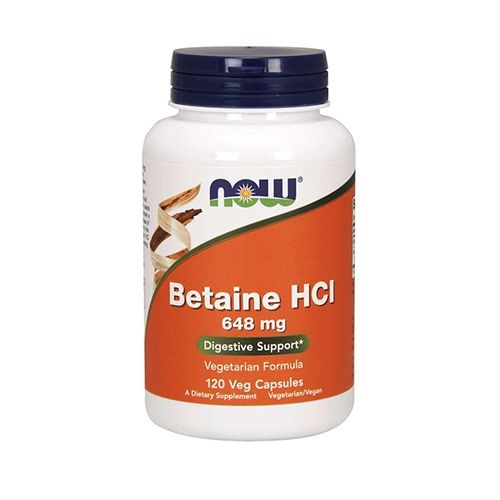 Now Foods Betaine HCl (120) Standard slika 1