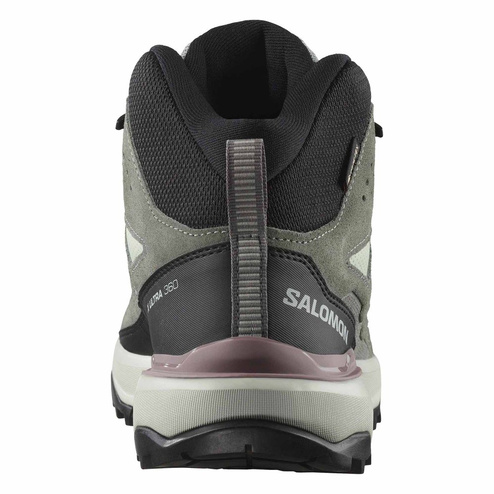 Salomon Ženske gležnjerice X ULTRA 360 Leather Mid GTX, Green Milieu/Sedona Sage slika 3