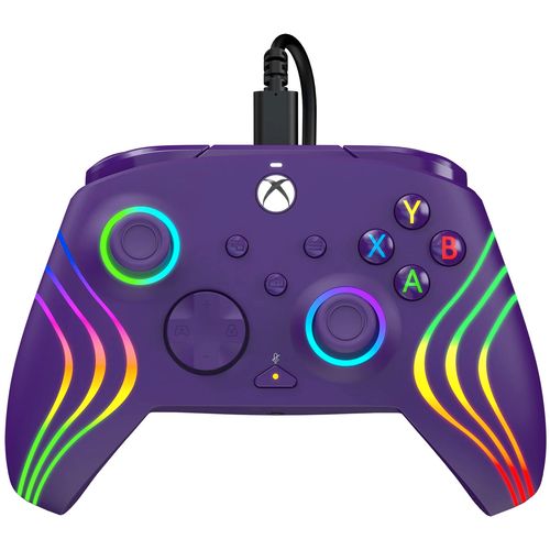PDP XBOX WIRED CONTROLLER AFTERGLOW WAVE PURPLE slika 1