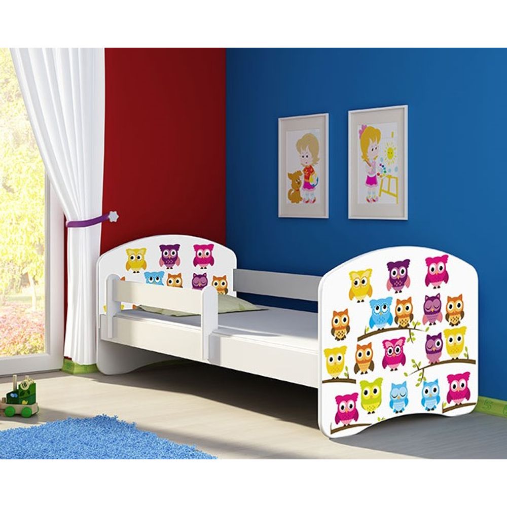 ACMA Dječiji krevet Acma II White - 140x70cm - Dezen 31 slika 1