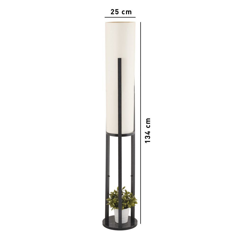Stojeća lampa Circle Dor - Crna slika 4
