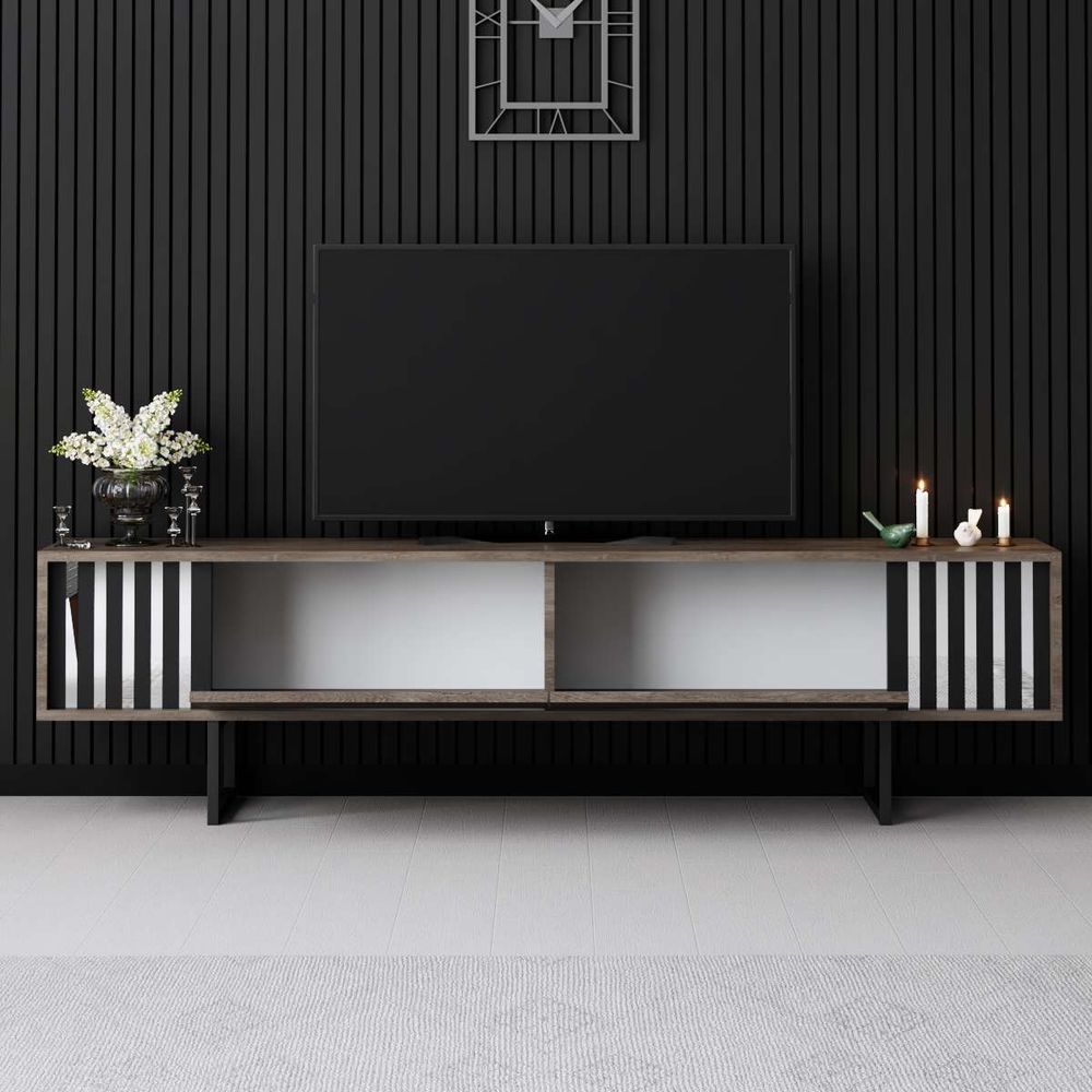 TV Stalak Chrome Line - Orasi orah i crna slika 3