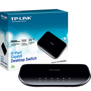 TP-LINK 5-Portni desktop switch, 5 x 10/100/1000 - TL-SG1005D