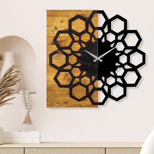 Wallity Wooden Clock 30 Walnut
Black Decorative Wooden Wall Clock