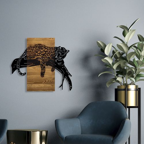 Leopard Walnut
Black Decorative Wooden Wall Accessory slika 3