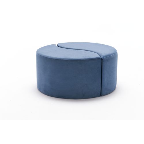 Atelier Del Sofa Tabure, Plava, Alis Puf - Blue slika 5