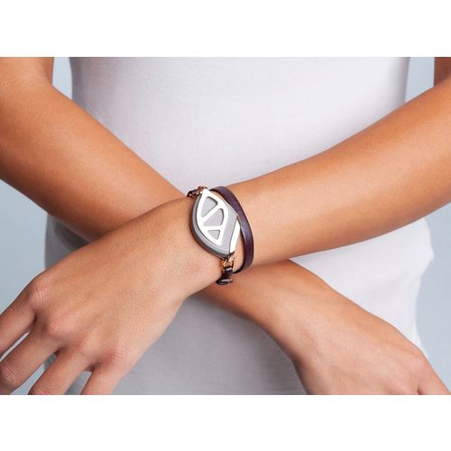 Bellabeat Leaf Urban Burgundy - Rose Gold Bracelet slika 4