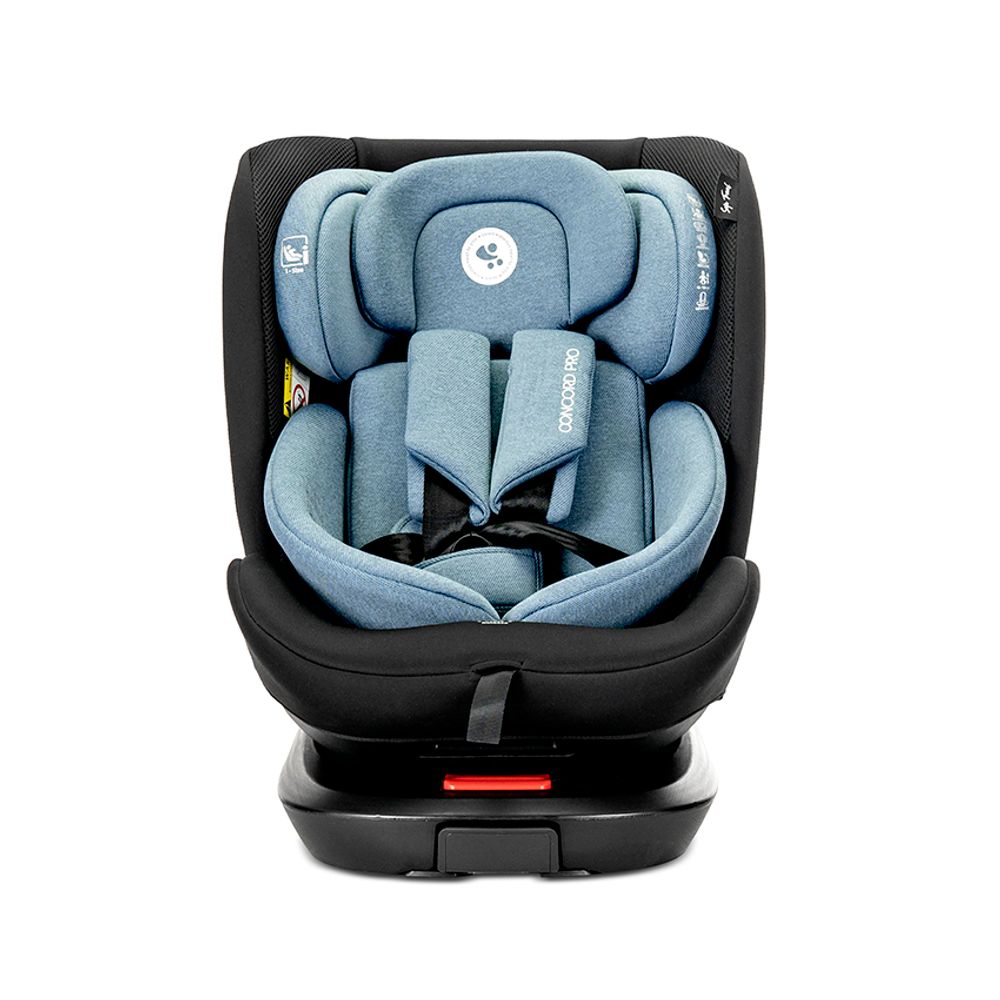 Lorelli Autosjedalica Concord Pro 360° i-Size 40-150 cm Isofix + Jastuk za putovanje, Blue slika 3