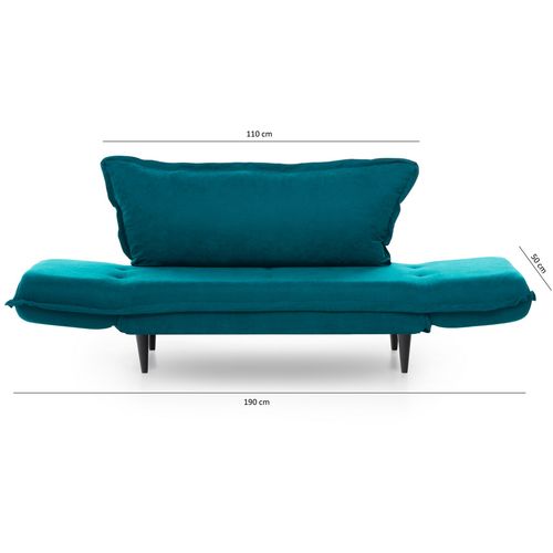 Atelier Del Sofa Dvosjed na razvlačenje, Petrol Green, Vino Daybed - Petrol Green GR124\01 slika 14