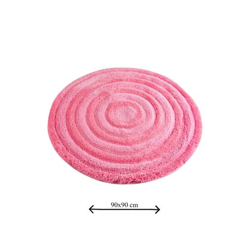 Colourful Cotton Akrilna kupaonska prostirka Round - Candy Pink (90) slika 3