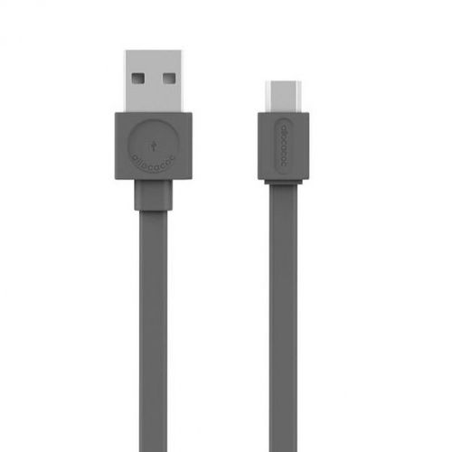 ALLOCACOC Flat USB kabl microUSB, duž.1,5m, sivi 10452GY/USBMBC slika 1