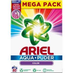 Ariel prašak color Aqua Puder XXL / 5,2 kg za 80 pranja
