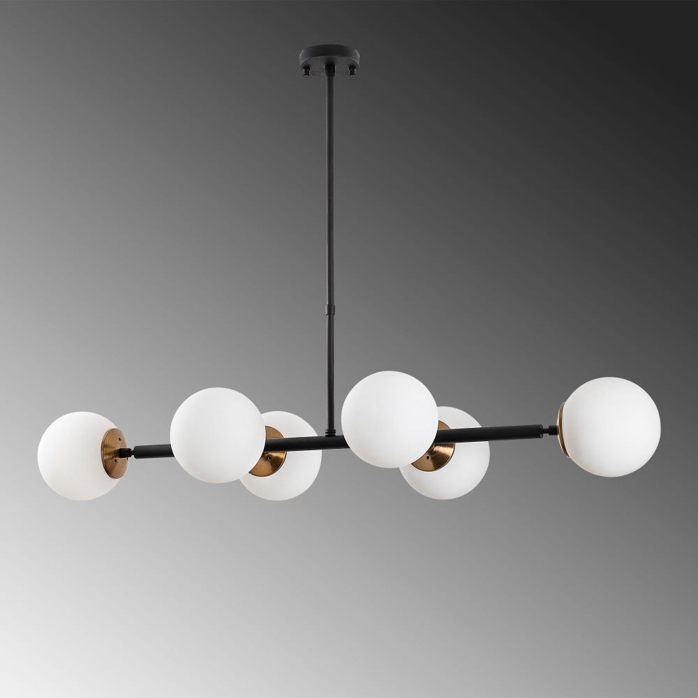 Fazli - 10485 Crni Antik Kristalni Luster slika 4