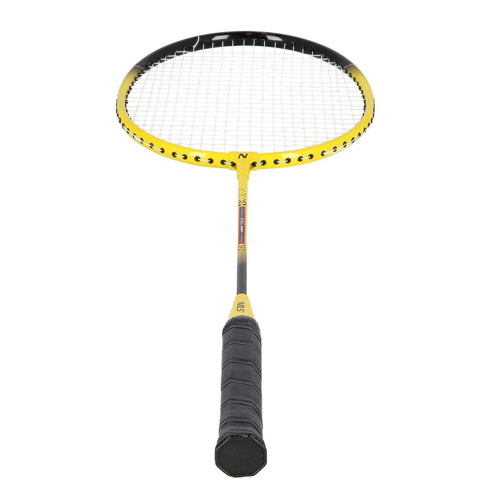 Nrz262 aluminijski / badminton set 2 rakete + 3 perjaste lopte + mreža 600x60cm + navlaka nils slika 4